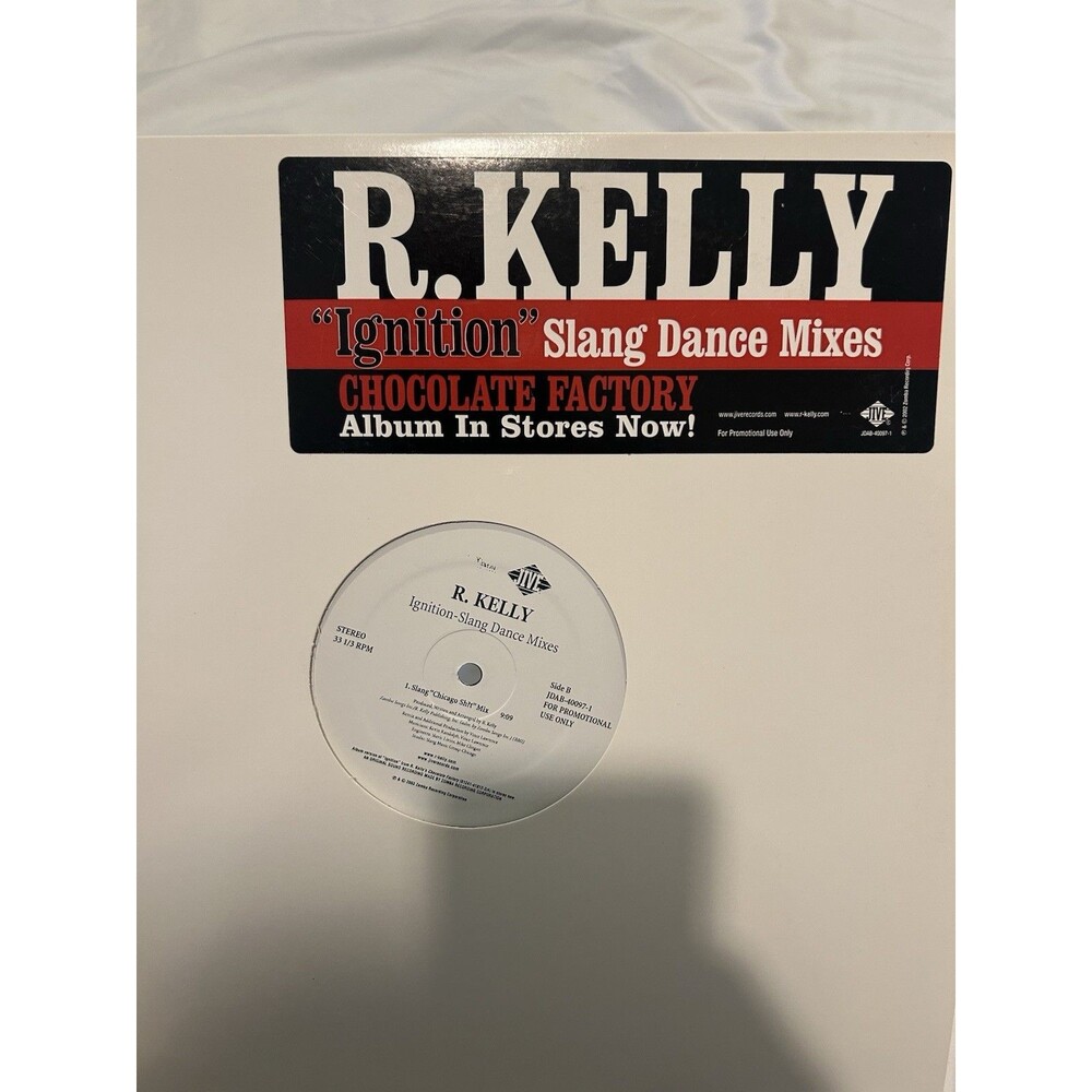 R. Kelly - Ignition - 2002 Promo Vinyl - Remixes - Unused - New